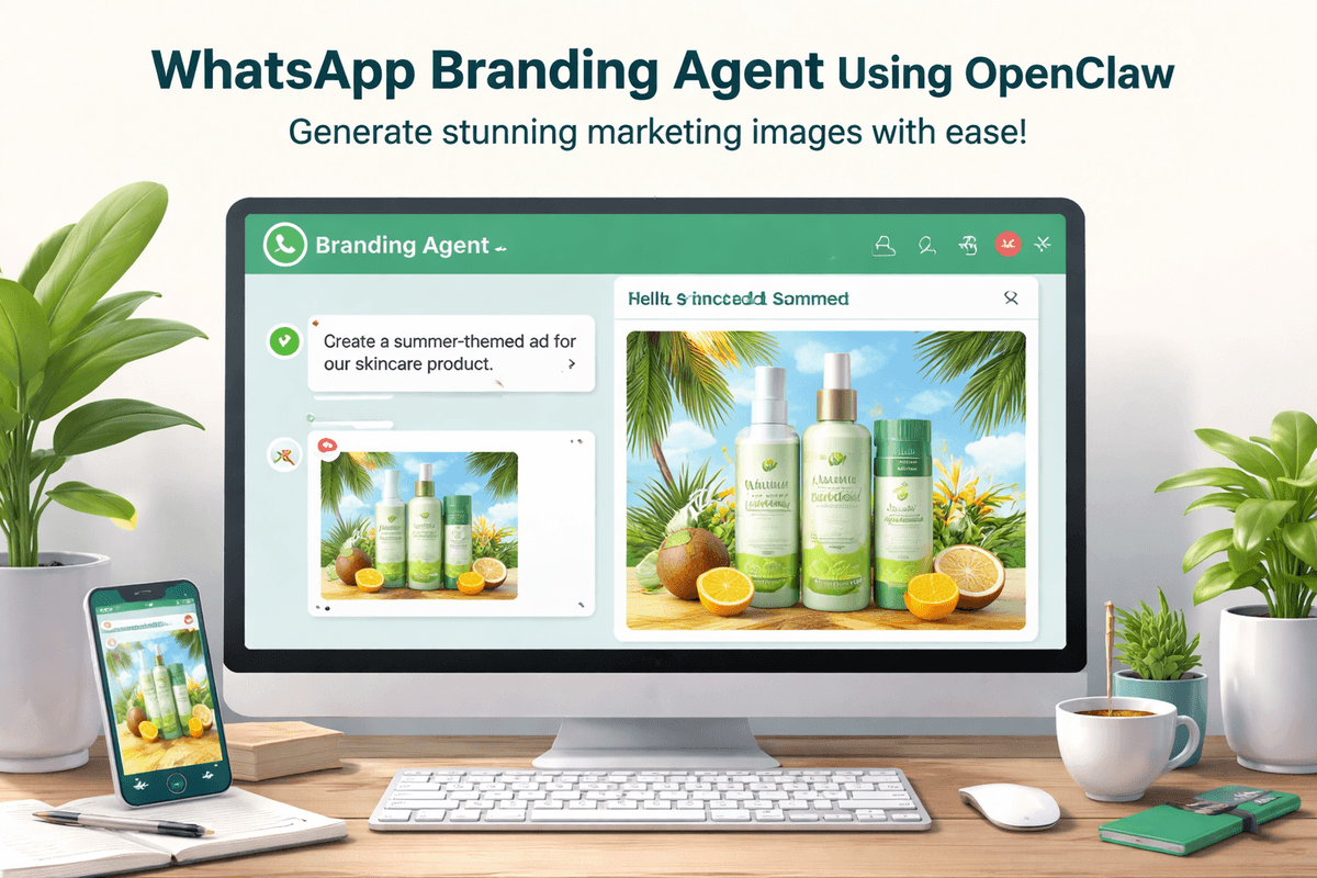 OpenClaw WhatsApp Agent: Branding Image Sub-Agent