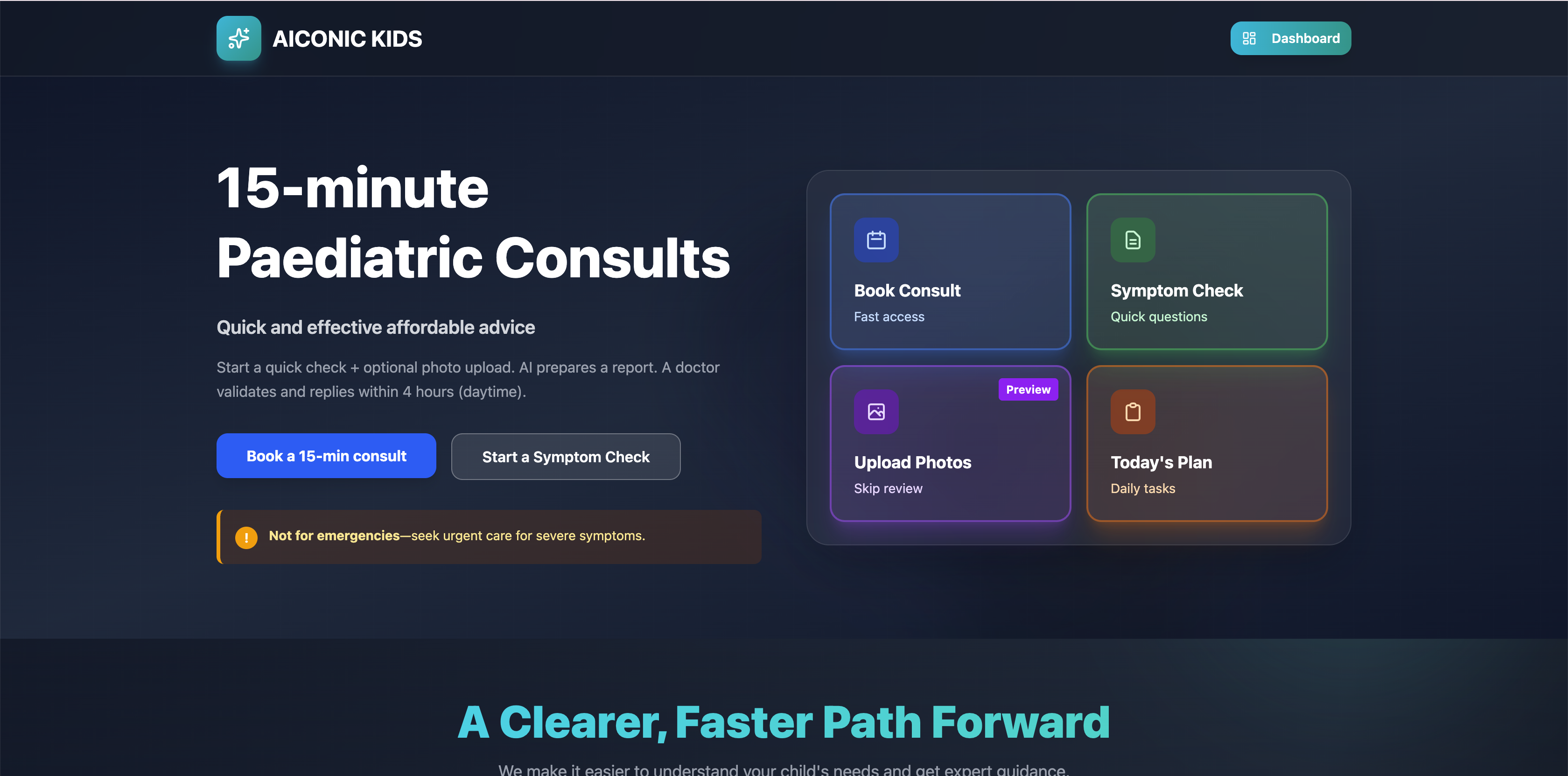 Aiconic Kids: AI-Powered Pediatric Healthcare Platform